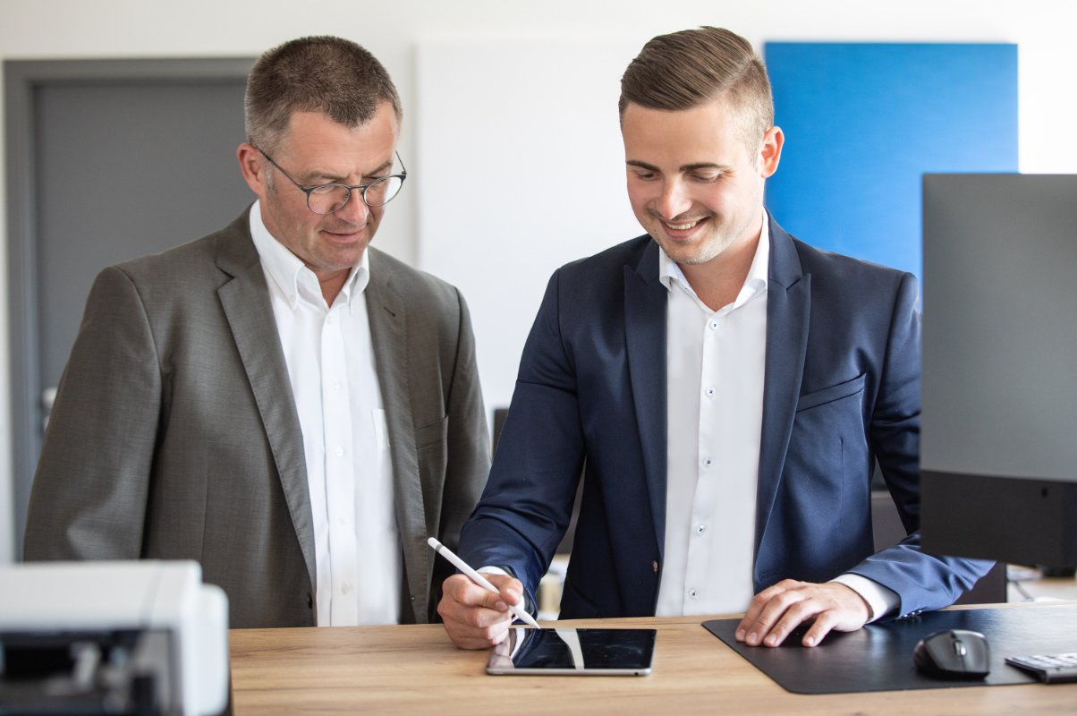 Philipp und Siegfried Sanetra